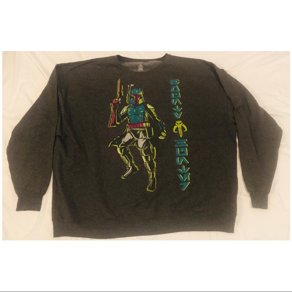 STAR WARS: 🪐 Boba Fett 🪐Crewneck Pullover Sweater XXL - DISNEY WORLD